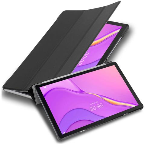 Cadorabo Custodia Per Tablet Compatibile Con Huawei Matepad T 10 (9.7 Zoll) / T 10s (10.1 Zoll) In Nero Satin - Coperchio Protettiva Ultra Sottile Senza Funzione Auto Wake Up E Stand - Foto 1