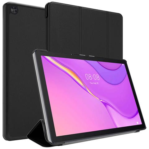 Cadorabo Custodia Per Tablet Compatibile Con Huawei Matepad T 10 (9.7 Zoll) / T 10s (10.1 Zoll) In Nero Satin - Coperchio Protettiva Ultra Sottile Senza Funzione Auto Wake Up E Stand - Foto 7