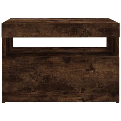 Mobile Porta TV con Luci LED Rovere Fumo 60x35x40 cm - Foto 10