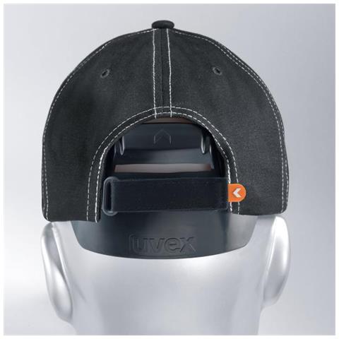 U-Cap Sport Berretto di Sicurezza con Visiera Nero - Foto 2