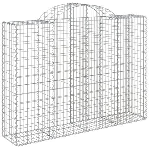 Cesto Gabbione Ad Arco 200x50x140/160 Cm Ferro Zincato - Foto 1