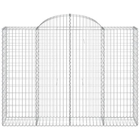 Cesto Gabbione Ad Arco 200x50x140/160 Cm Ferro Zincato - Foto 2