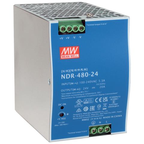 POW-2462 alimentatore per computer 480 W Blu, Argento - Foto 1