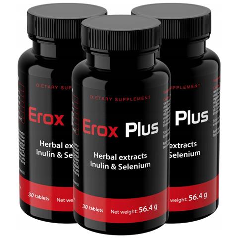 3x Erox Plus - Misura Potenziata Per Migliorare La Potenza, L'erezione E Il Lidio 30 Capsule. - Foto 1