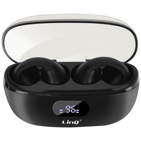 Auricolari Senza Fili Bluetooth A Conduzione Ossea Design Clip On, Nero - Foto 5