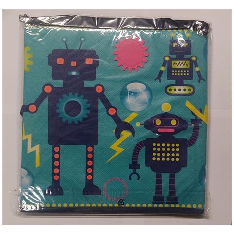 Domopak  - Scatola Cubica ""living"" Per Organizzazione Cameretta  32x32x32cm - Robot / Principessa - Foto 1