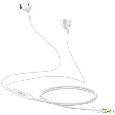 Cuffie Cablate Jack 3,5 Mm Con Tasto Comando Integrato, Bianco - Foto 2