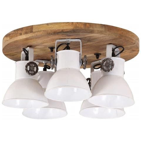 Lampada Da Soffitto 25 W Bianca 50x50x25 Cm E27 - Foto 3