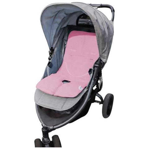 Materassino Passeggino E Seggiolone Cotone Rosa - Foto 2