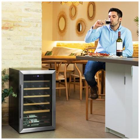 Cantinetta Vino 24 Bottiglie con Compressore - Foto 11