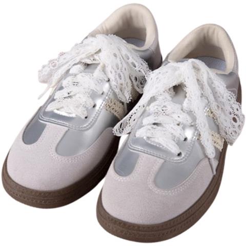 Lacci Per Scarpe In Pizzo Compatibili Con Scarpe Da Ginnastica, Scarpe Eleganti E Casual, 120cm, Confezione Da 2 Paia White - Foto 1