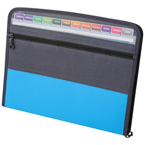Cartella Portadocumenti A4 Con Cerniera - 13 Tasche Espandibile - Foto 1