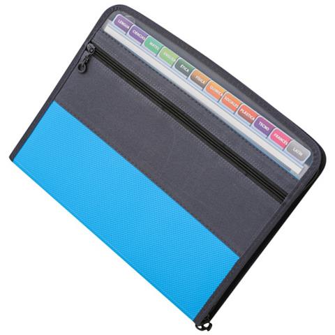 Cartella Portadocumenti A4 Con Cerniera - 13 Tasche Espandibile - Foto 2