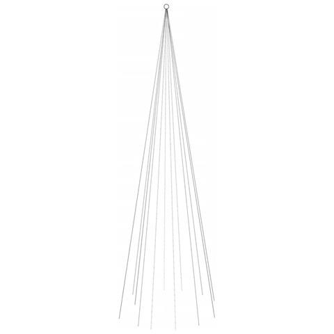 Albero Di Natale Pennone Colorato 732 Led 500 Cm - Foto 2