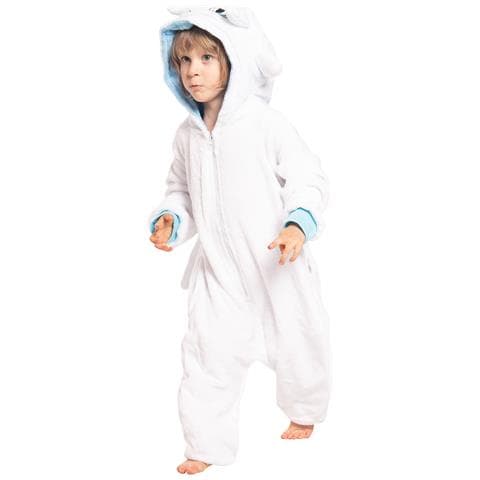 Pigiama Per Bambini Kigurumi Onesie Costume Drago Sdentato Bianco 105-115 - Foto 6