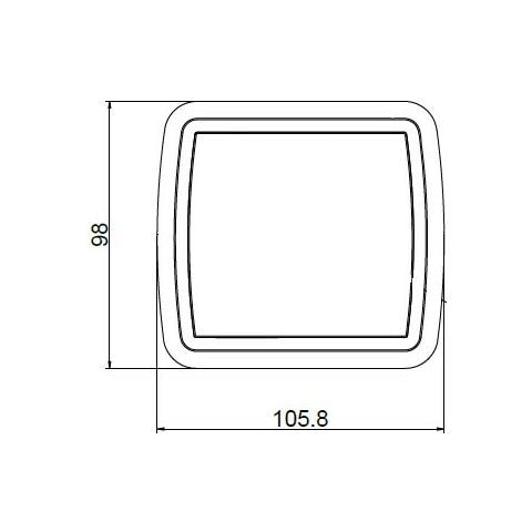 Fanale Posteriore Dx-sx A Led 13,5v 105,6x97,9x36,4mm - Foto 2