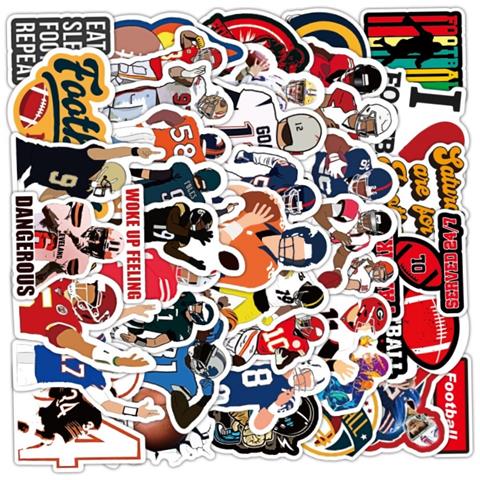 50 Adesivi Hockey - Decalcomanie Impermeabili In Pvc Per Laptop, Borracce E Altro - Foto 2