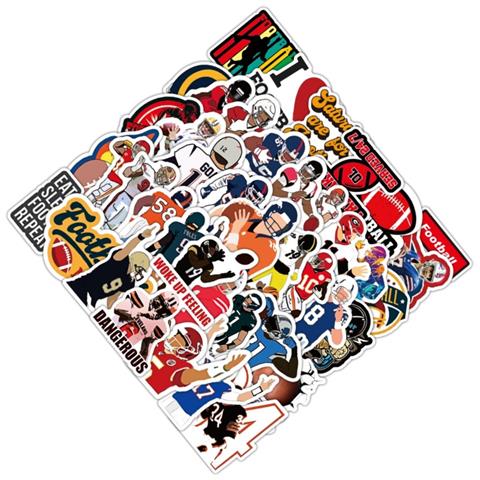 50 Adesivi Hockey - Decalcomanie Impermeabili In Pvc Per Laptop, Borracce E Altro - Foto 3