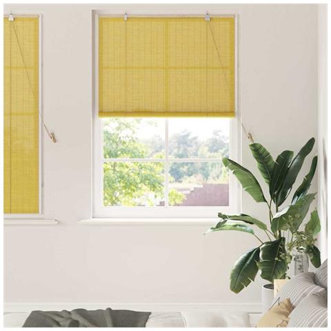 Tende e Tapparelle per Finestre con tende Giallo Bambù - Foto 2