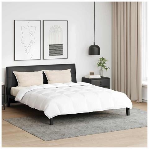 Piumone Altro con cuscino 3 pcs Bianco Piume - Foto 2