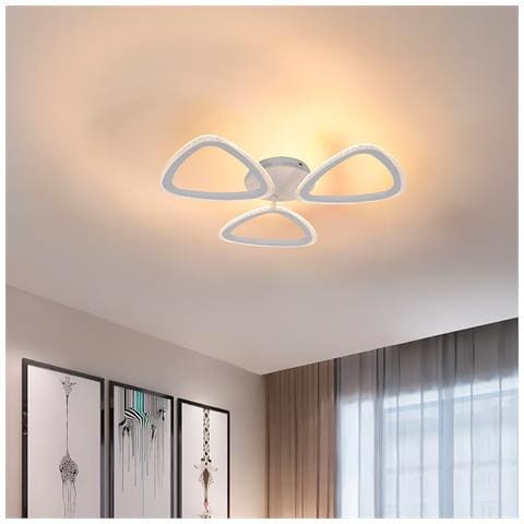Lampadario Led 53w, Telecomando 2.4g, Luce Regolabile 6300lm Bbled011 - Foto 1