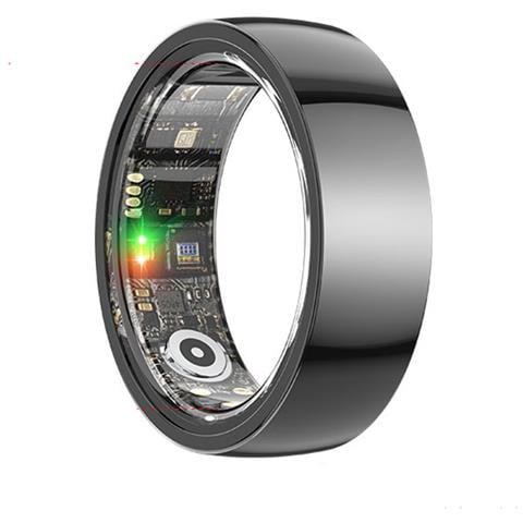 Smart Ring R1000 - Monitor Del Sonno, Bluetooth 5.0, Monitor Dell'ossigeno Nel Sangue Black 9 - Foto 1
