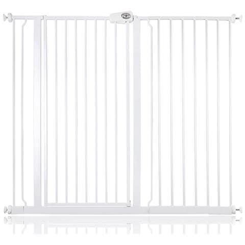 Bettacare Cancelletto Child & Pet Per Bambini E Animali, 126.7cm - 134.3cm, Bianco, Cancelletto Extra Alto Con Un'altezza Di 104cm - Foto 1