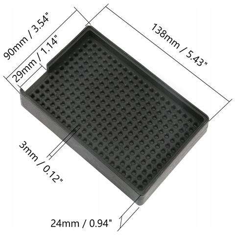 Vassoio Antistatico Esd Per Viti 2-2,5mm - 273 Fori Organizer | Materiale Resistente, Facile Accesso | Uso In Elettronica E Fai Da Te - Foto 2