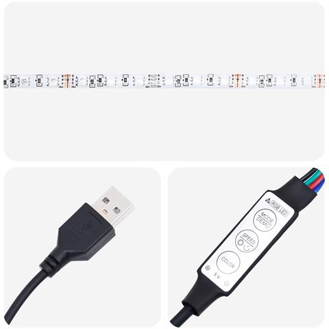 Testata con Mobile e LED Rovere Nero 140 x 16,5 x 103,5 cm - Foto 9