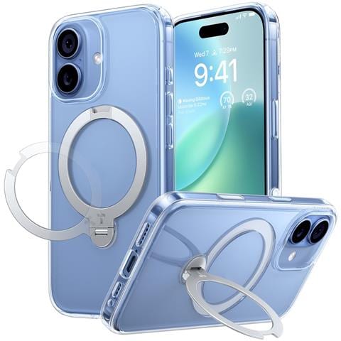 Cover per iPhone 17 - TPU+PC, Trasparente, MagSafe - Foto 1