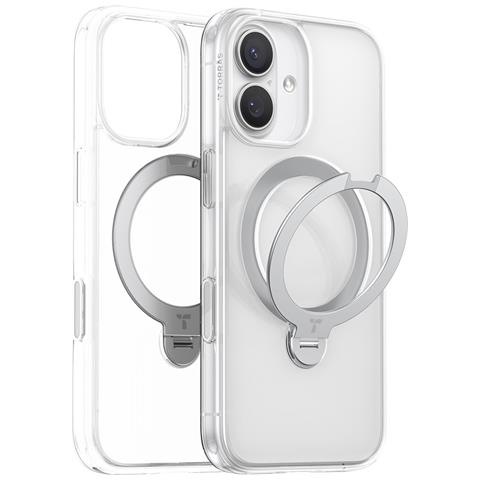Cover per iPhone 17 - TPU+PC, Trasparente, MagSafe - Foto 4