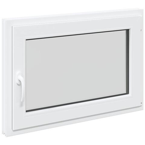 Finestra per Soffitta RISOR 90 x 50 cm PVC e Vetro Bianco - Foto 1