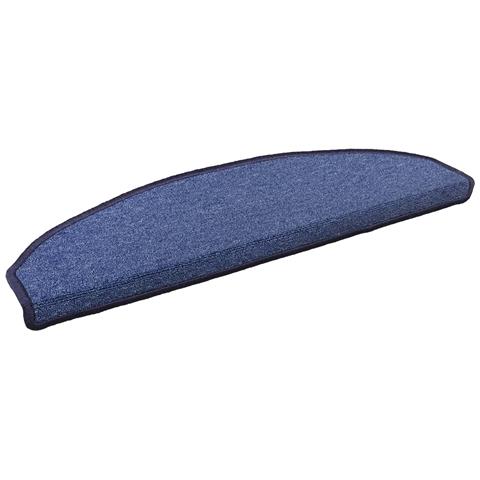 Tappetini per scale autoadesivi 15 pcs Blu 80 x 24,5 x 3,5 cm - Foto 1