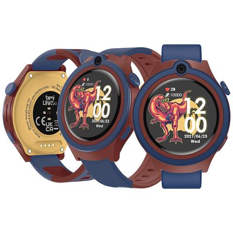 Smartwatch Per Bambini Linko2 / 1.32'' 360x360, 4g /lte, Gps Lbs, Frequenza Cardiaca, O2, Termometro Blu - Foto 1