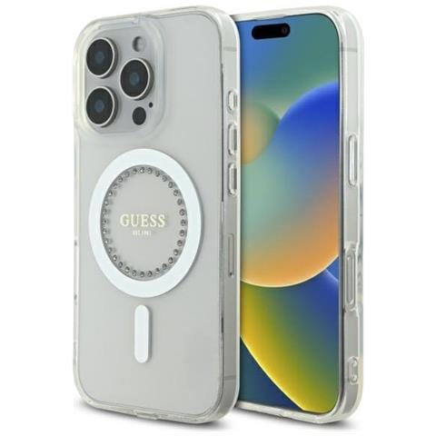 Custodia Iphone 16 Pro Guess Iml Con Cristalli - Una Scelta Elegante - Foto 1