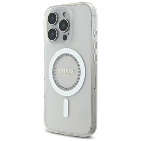 Custodia Iphone 16 Pro Guess Iml Con Cristalli - Una Scelta Elegante - Foto 2