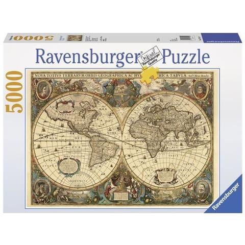 Puzzle Antico Mappamondo 5000 pz 153 x 101 cm 17411 - Foto 3