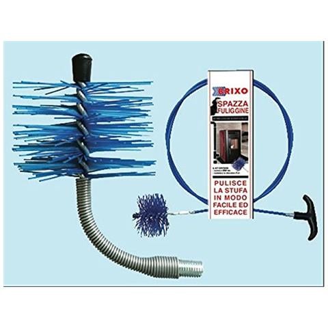 Kit pulizia tubi per stufe a pellet spazzacamino - Foto 2