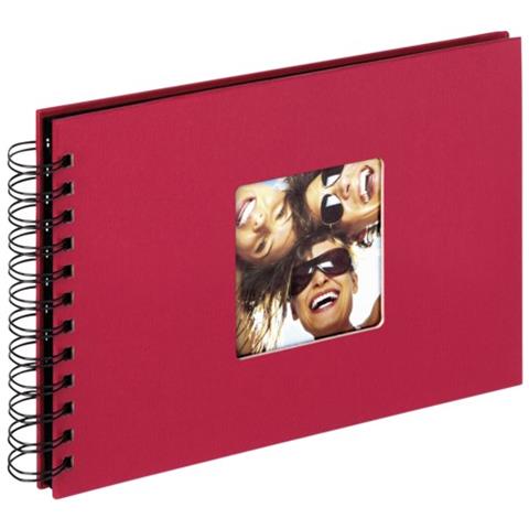 Album a Spirale per Fotografie Rosso 10 x 15 cm SA-109-R - Foto 1