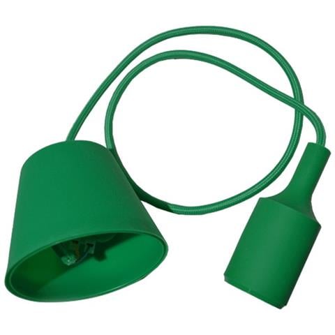 Lampadario Portalampada E27 Colore Verde / verde Acqua Vt-7228 3486 - Foto 3