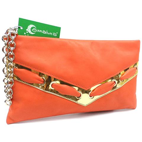 Annaluna - Borsetta Da Sera Cerimonia In Pelle 183 Arancio - ePRICE