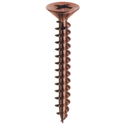 Vite Autofilettante Per Truciolare Bronzata Tp 4,5x80 E-100 Bulloneria-viteria - Foto 1