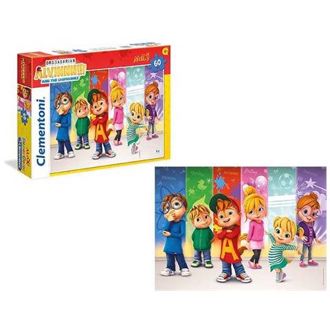 Clementoni - Puzzle 60pz Maxi Alvin Superstar Alvin And The ... Clementoni Puzzle 60pz Maxi Alvin Superstar Alvin And The Chipmunks Clementoni 26426