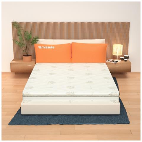 Materasso Matrimoniale 180x200, alto 26 cm - Memory, Gel Relaxa, Sfoderabile, Rivestimento Aloe Vera | Prime - Foto 2