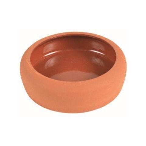 Ciotola In Ceramica 250 Ml /  13 Cm Colore Terracotta Per Porcellini D'ind - Foto 2