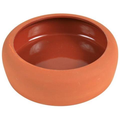 Ciotola In Ceramica 250 Ml /  13 Cm Colore Terracotta Per Porcellini D'ind - Foto 1