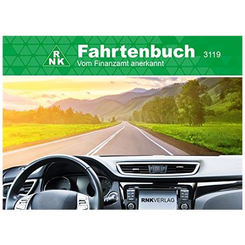 Rnk - 3119 giro Libro Pkw, Steuerlicher Kilometer Nachweis, Din A6 orizzontale, 32 fogli - Foto 1