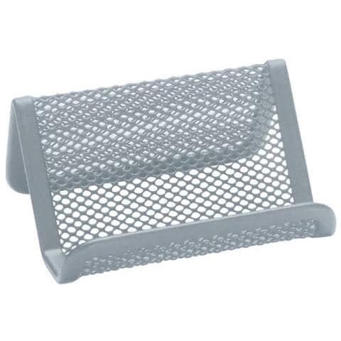 Portabiglietti Da Visita 9,5x7,5 X4,5 Cm Argento Kf04729 - Foto 1