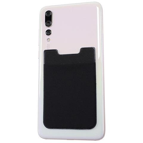 Tasca Porta Carte Autoadesiva Per Cellulare Nero - Foto 1