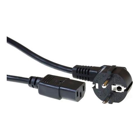AK5146 1m CEE7/7 Schuko Accoppiatore C13 Nero cavo di alimentazione - Foto 1